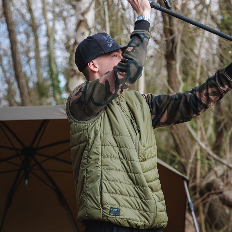 Fox Olive Quilted 100 Gilet